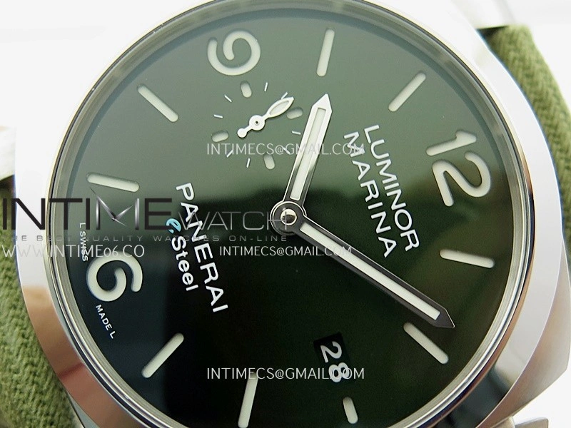 PAM1356 44mm VSF 1:1 Best Edition Green Dial On Green Nylon Strap P.9010 Super Clone